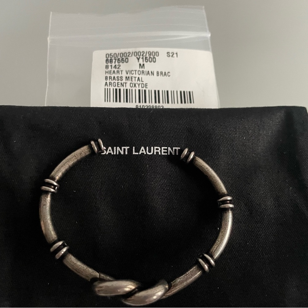 Saint Laurent Heart Victorian Bracelet - Picture 4 of 4